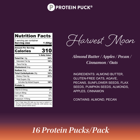 Harvest Moon (Apple, Cinnamon, Pecan) (16 - 2.25oz Bars)