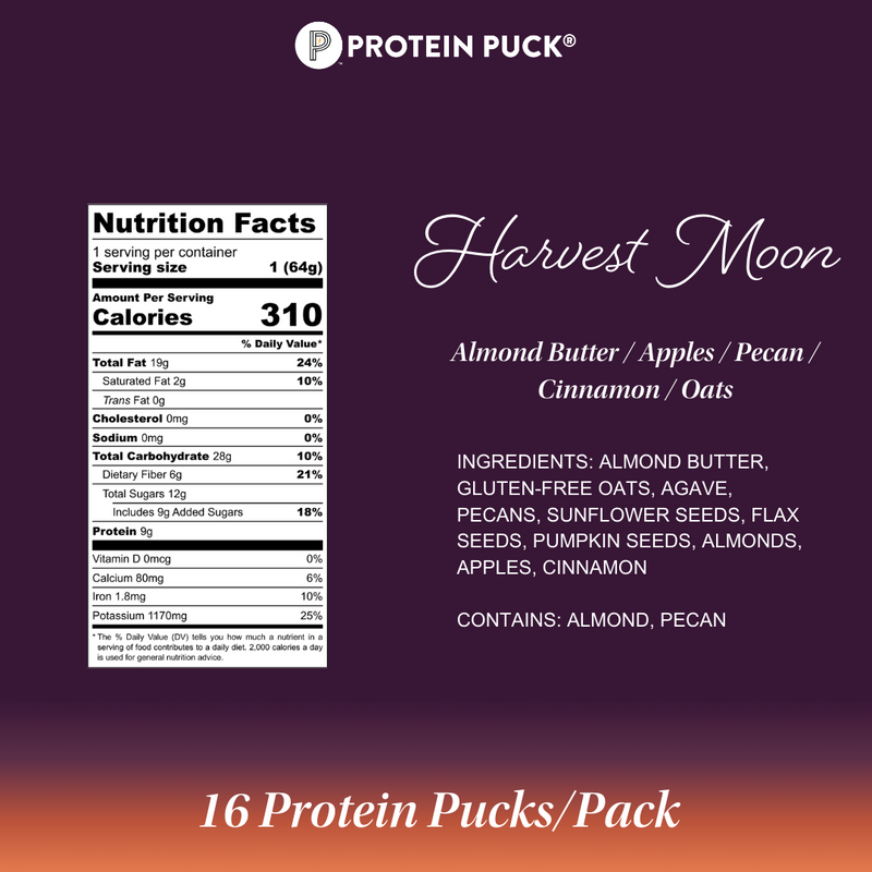 Harvest Moon (Apple, Cinnamon, Pecan) (16 - 2.25oz Bars)