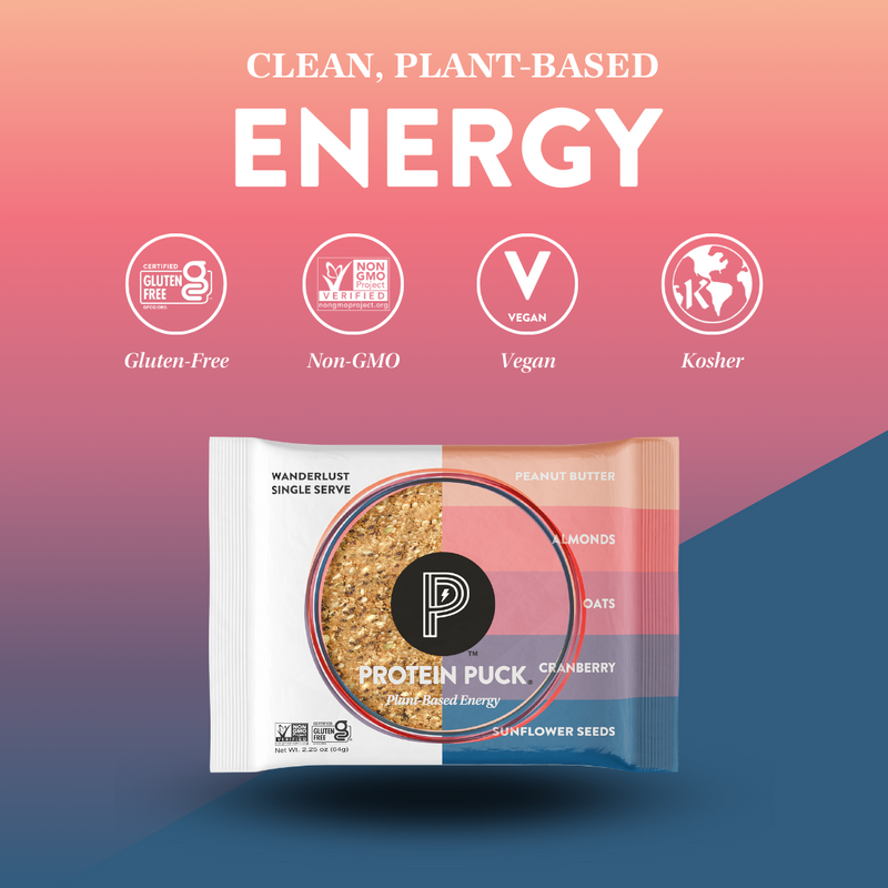 Wanderlust (Peanut Butter, Oats, Cranberry) (16 - 2.25oz Bars)