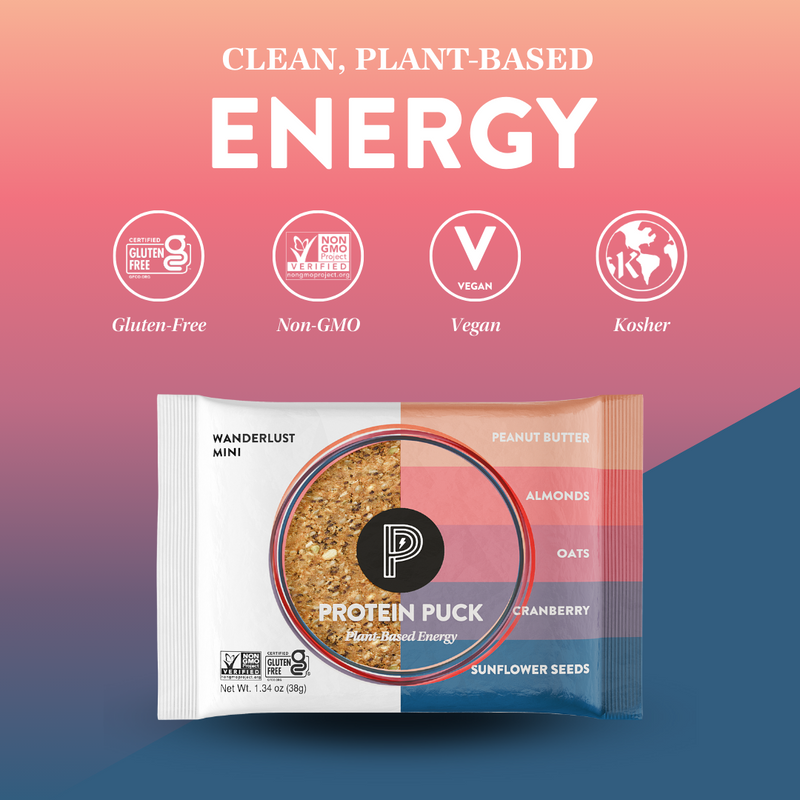 Wanderlust Mini (Peanut Butter, Oats, Cranberry) (12 - 1.34oz Bars)