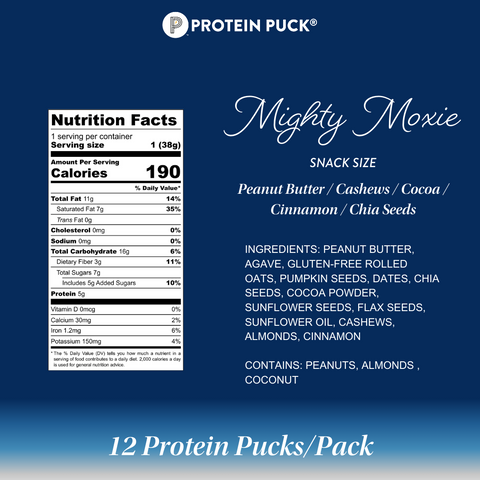 Mighty Moxie Mini (Cocoa, Cashew, Cinnamon) (12 - 1.34oz Bars) 15.00% Off Auto renew