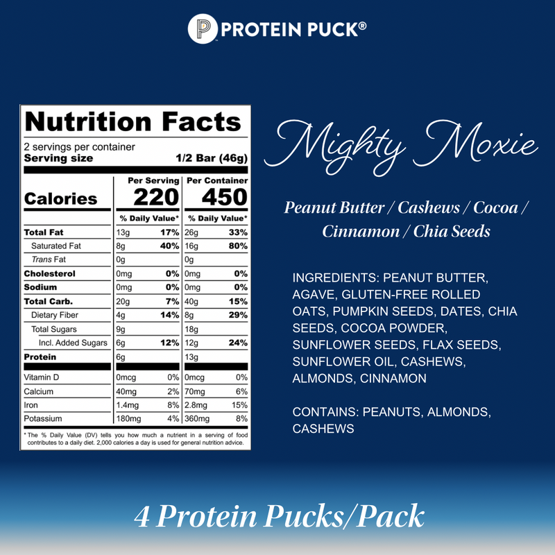 Mighty Moxie Multi-Pack (Cocoa, Cashew, Cinnamon) (4 - 3.25oz Bars)