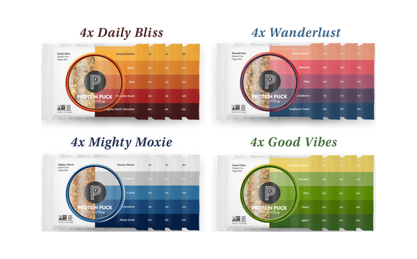 Variety Pack (16 - 3.25oz Bars) - Protein Puck